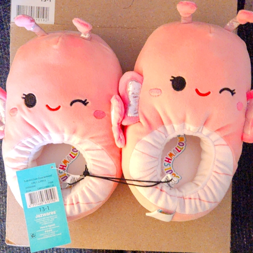Pink Squishmallow Slippers